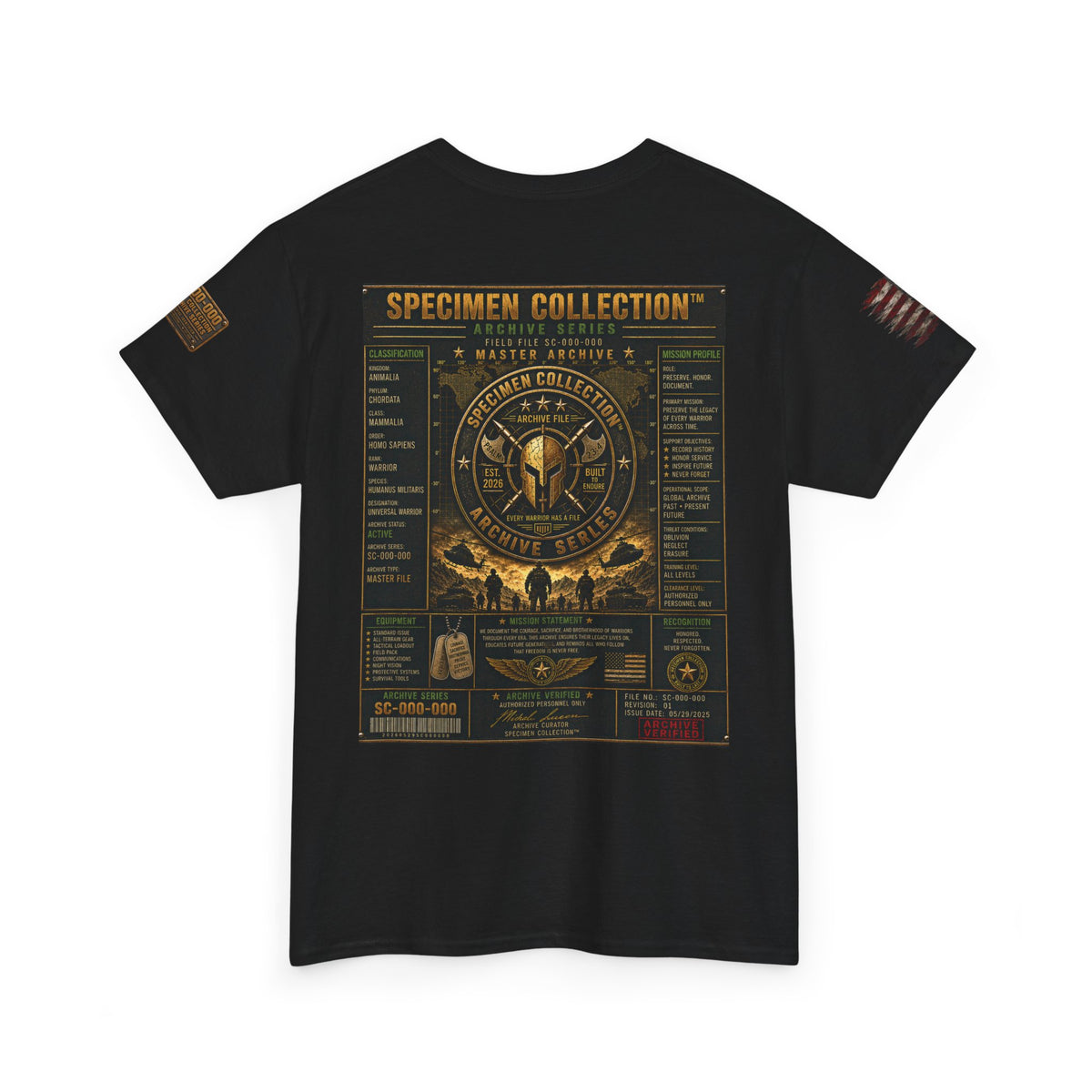 SPECIMEN COLLECTION™ Infantry Archive Series | Military Heritage T-Shirt
