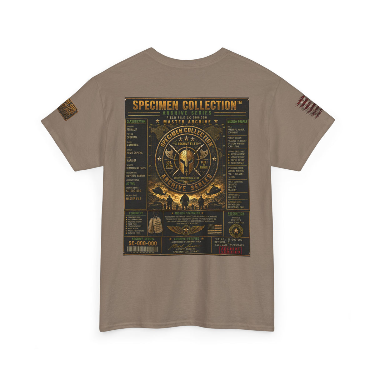 SPECIMEN COLLECTION™ Infantry Archive Series | Military Heritage T-Shirt