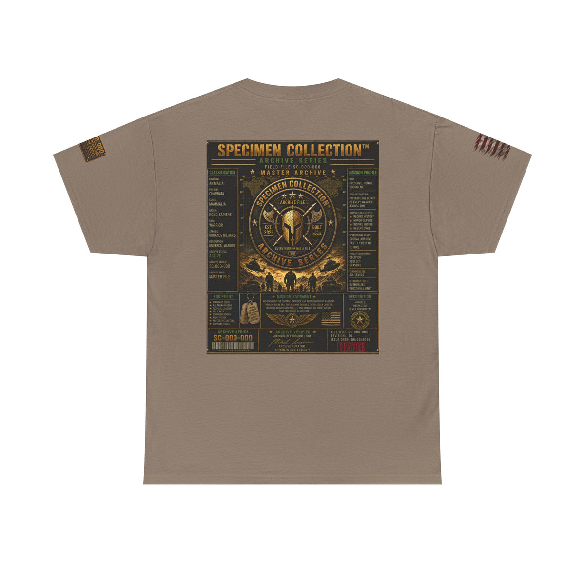 SPECIMEN COLLECTION™ Infantry Archive Series | Military Heritage T-Shirt