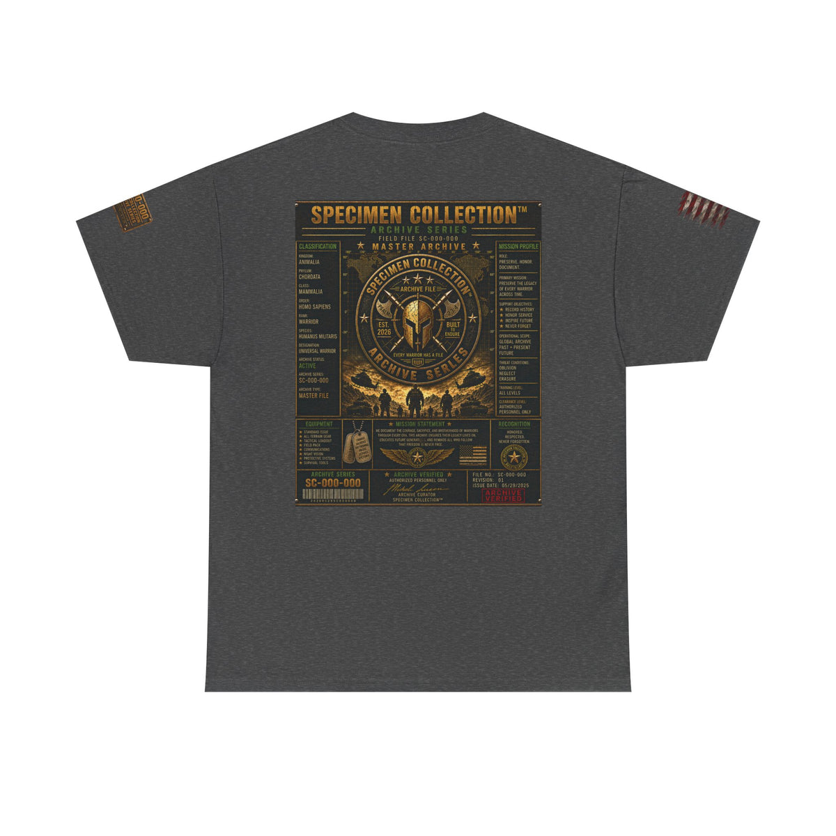 SPECIMEN COLLECTION™ Infantry Archive Series | Military Heritage T-Shirt