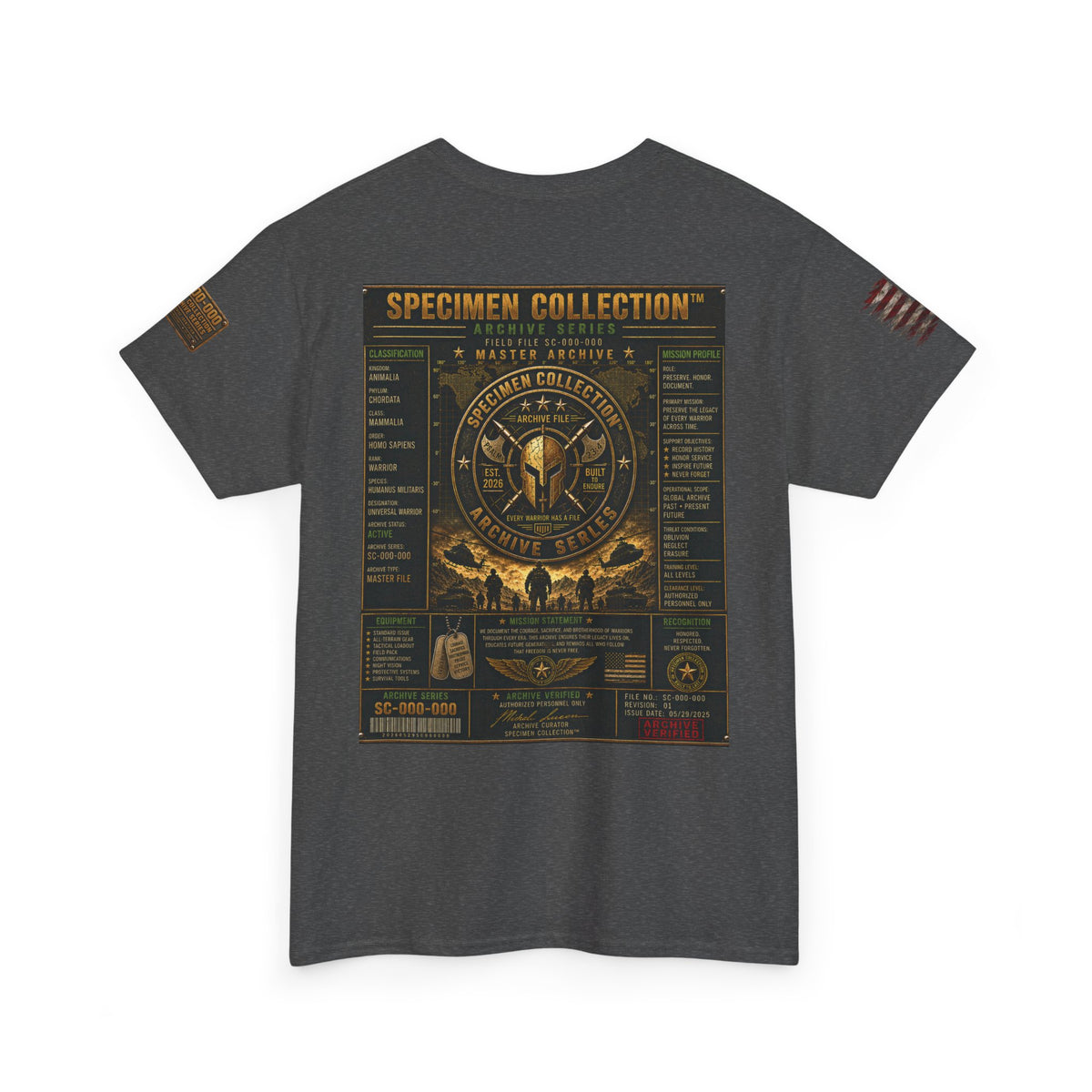 SPECIMEN COLLECTION™ Infantry Archive Series | Military Heritage T-Shirt