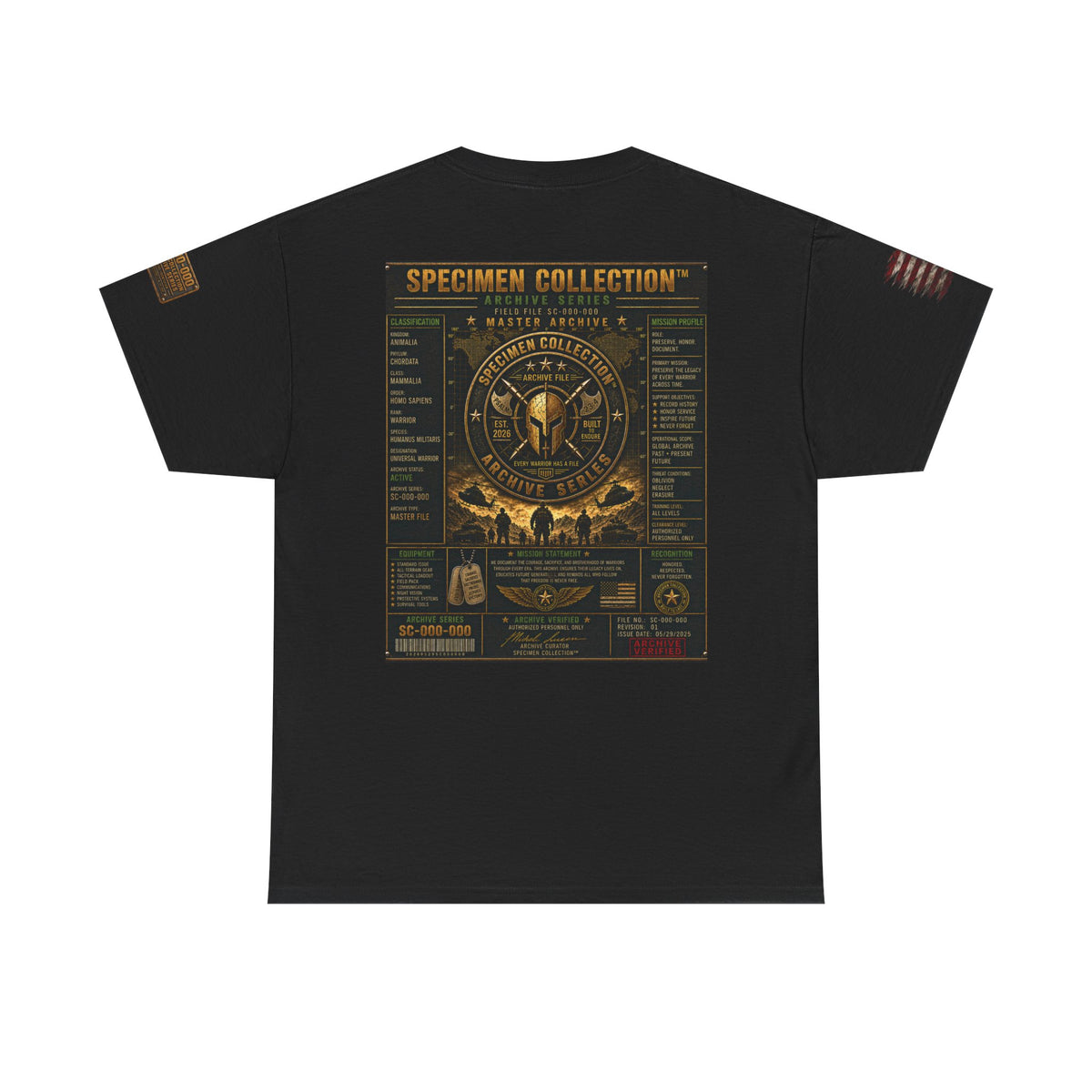 SPECIMEN COLLECTION™ Infantry Archive Series | Military Heritage T-Shirt