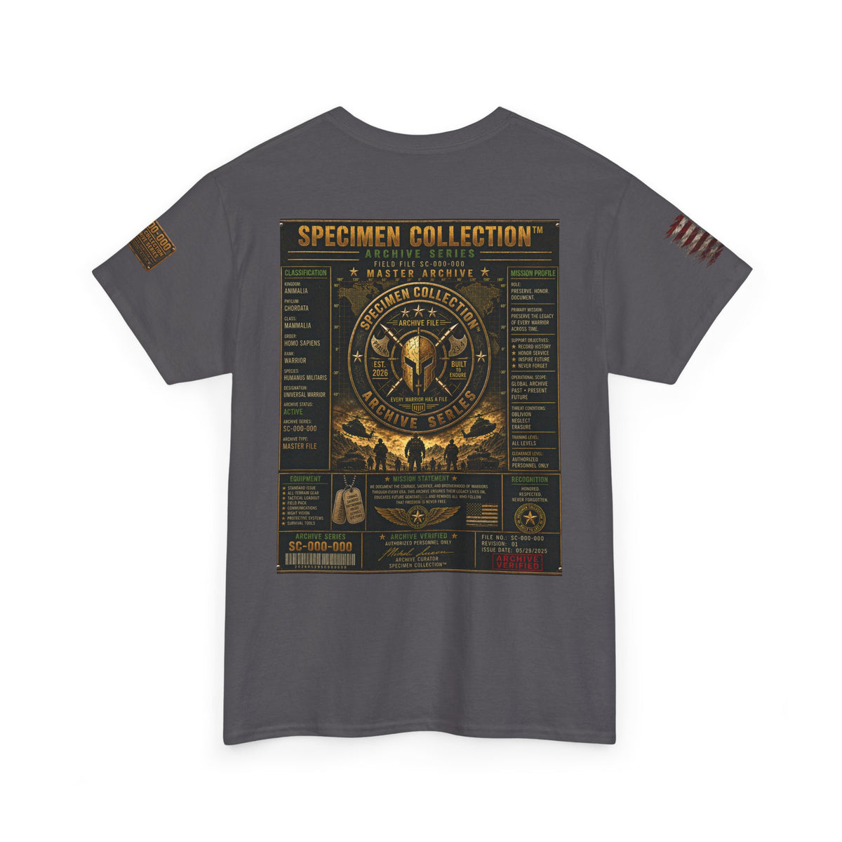 SPECIMEN COLLECTION™ Infantry Archive Series | Military Heritage T-Shirt